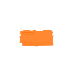 Placa final e intermedia; espesor 0,8 mm; naranja