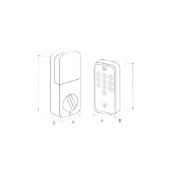 CERRADURA DIGITAL YED 210 / ACCESO POR CÓDIGO Y LLAVE / AUTOBLOQUEO AUTOMÁTICO / INSTALACIÓN FÁCIL / 20 CÓDIGOS / PROTECCIÓN IPX5 / FUNCIONA CON 4 PILAS AA / MODO SILENCIOSO