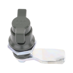 Cerradura de Medio Giro para Gabinetes Línea PST (Acero). Cuenta con Opción para Instalar Candado (no incluido).