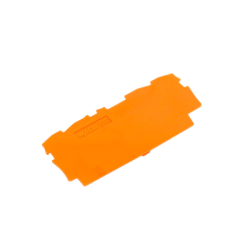 Placa final e intermedia; espesor 0,8 mm; naranja