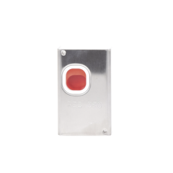 Botón de pánico con restablecimiento manual con cubierta metálica NA/NC