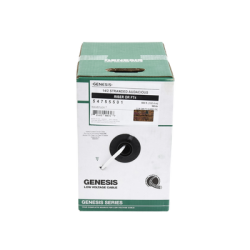 Bobina de 152 Metros / Cable de Cobre / 2 x 14 AWG / Tipo Audio CMR, CLR3R, FT4 / Para Intemperie / Color Blanco / Para Aplicaciones en Audio / AUDACIOUS