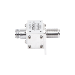 Protector RF Coaxial Para 125 a 1000 MHz Con Ceja Frontal Con Conectores N Hembra en Ambos Lados, 50 Ω