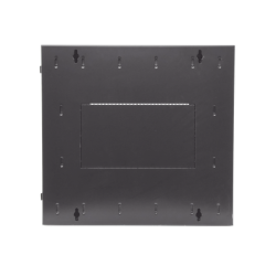 Gabinete PanZone de Montaje en Pared, de 19in, Puerta Ventilada, 12 UR, 635mm de Profundidad, Color Negro