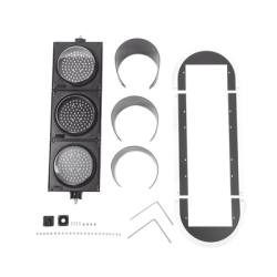 Semáforo / Señalización Rojo, Verde y Amarillo / Diametro 200mm / LED / 110vca.