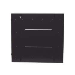 Gabinete PanZone de Montaje en Pared, de 19in, Puerta con Ventana de Seguridad, 12 UR, 762mm de Profundidad, Color Negro