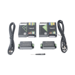 Convertidor de lectora para control de acceso (cableado a inalámbrico) / 1 Wiegand / 2 Relevadores / 2 Entradas / Atraviesa hasta 1.6 KM En Construcción o Material