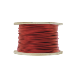 Bobina de 305 Metros de Alambre / 2 x 16 AWG / Para Aplicaciones de Incendio FPLR / Blindado Sólido Color Rojo