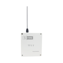 Transmisor inalámbrico / Entrada de 2 contactos secos NA / Distancia máxima de transmisión 2500 metros (Linea de vista)