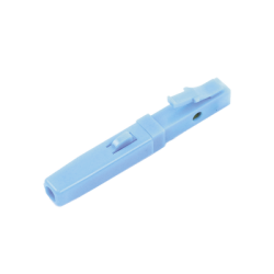 Conector Rápido de Instalación en Campo, Monomodo, LC/UPC, pre-pulido, re-terminable para Fibra Drop Plana