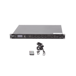 Amplificador Mezclador | 120W RMS | Sistema 100V y Baja Impedancia | MP3 | Tuner | Bluetooth | Música ambiental y Voceo