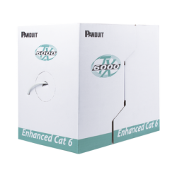 Bobina de Cable UTP 305 m. de Cobre, TX6000™ PanNet, Reelex, Gris, Categoría 6 Mejorado (23 AWG), PVC (CMR, Riser), de 4 pares