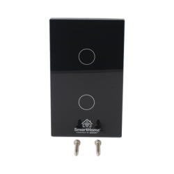 (ZigBee) Apagador switch inalámbrico ZigBee, control de 2 regresos de carga, 110V