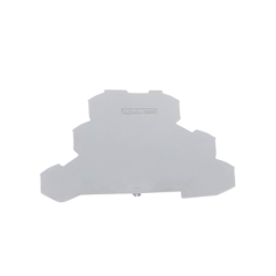 Placa final e intermedia; espesor 0,8 mm; gris