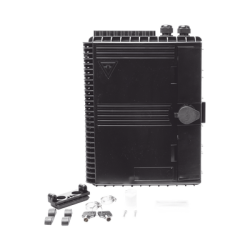 Cierre de Empalme para 24 fusiones de fibra óptica, Interior/Exterior, con 16 acopladores SC/APC y splitter 1x16 SC/APC Incluido, IP65
