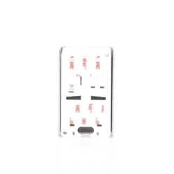 Botón de pánico con restablecimiento manual con cubierta metálica NA/NC