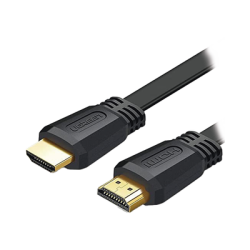 Cable HDMI 2.0 Plano de 5 m / 4K@60Hz / HDR / 3D / HEC (Canal Ethernet HDMI) / ARC (Canal de Retorno de Audio) / Color Profundo de 48 bits / Audio de 32 canales / HDCP /Audio Dolby True HD 7.1 / 18 Gbps / Estañado y Triple Blindaje / Anti Interfere