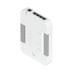 UniFi Access Hub Door, puede conectar 2 lectores y 2 cámaras (no incluidos) para controlar solo una puerta / 2 terminales AUX y 4 entradas adicionales (sensores y botones) POE 802.3bt no incluido