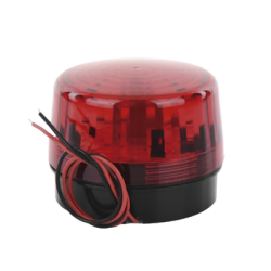 Luz Estroboscópica LED (35) / Patrones de Parpadeo Ajustables / 8 Patrones / Batería de Respaldo / 12-24 Vcc/Vca / Resistente al Clima IP66/IP55