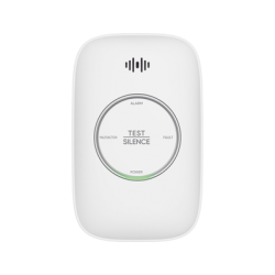 (HikFire) Detector de Gas Natural Metano (CH4) / Alarma Temprana / Salida para cierre de Válvula y/o  activación de Ventilador / Protección IP30 / Alarma de 70dB a 115dB a 1 metro de distancia