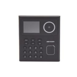 Terminal Facial Min Moe Administrable por Smartphone o Nube /  Acceso y Asistencia / Lector PROX EM  /  500 rostros / Detección de Cubrebocas / HikConnect / Reconocimiento a 1.5 mts de distancia