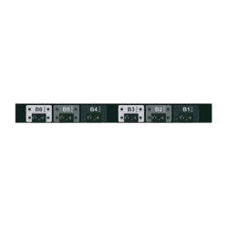 PDU Básico para Distribución de Energía, Plug de Entrada Trifásico CS8365C, Con 6 Contactos C19, Instalación Horizontal de 19in, 1UR, 50 Amp, 208 Vca