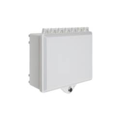 Gabinete de Policarbonato Blanco Súper Resistente, para Uso en Interior o Exterior, Cerradura con Llave