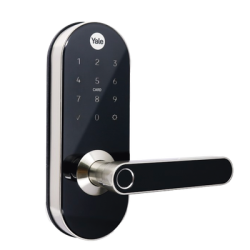 Cerradura Digital  YMC420 / con Teclado Táctil / lector de Tarjetas / Huellas /  Incluye HUB / compatible con YALE CONNECT