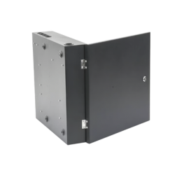 Distribuidor de fibra óptica, vació, 19in, para instalación en pared, 