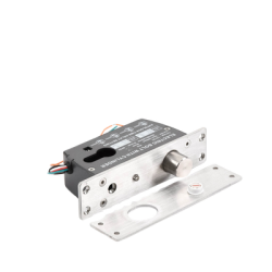 Cerradura de Perno 2000 kg de sujeción/ Cerrada en caso de falla (Fail Safe)/ Con temporizador y Sensor de puerta