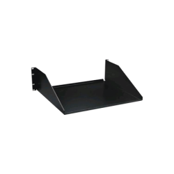 Charola Para Soportar Equipos en Racks, de 19in, Solida, 3UR, Color Negro