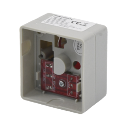 Botón de Pánico Cableado / Compatible con Cualquier Panel de Alarma / LLave de Seguridad / NA/NC / Material Retardante al Fuego (ABS)