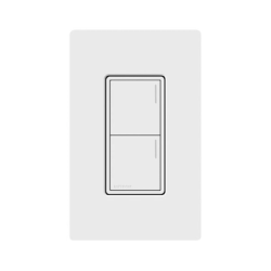 (RadioRa3) Botonera Sunnata Blanco 2 escenas para Radio RA3, programe escenas diferentes en cada botón.