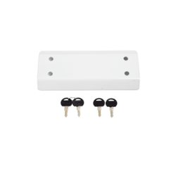 Barrera vehicular izquierda / Soporta brazo de hasta 3 m / Apertura en 1.5 s /Final de carrera ajustable por programación / Movimiento fluido / Diseño elegante color gris