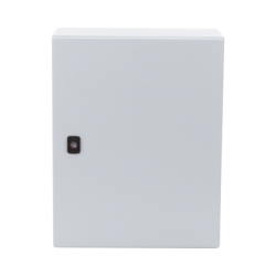 Gabinete de Uso Exterior NEMA 4/12; IP66; IK10, 500 x 400 x 260 mm, De Acero, Color Gris Claro