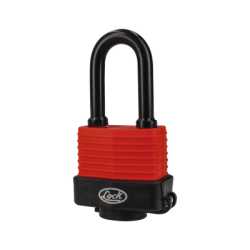 Candado Impermeable con Llave Estándar /Arco Largo de 46 mm/ Nivel de Seguridad 4 / Línea Comercial.