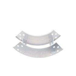 Curva Vertical Interior de Aluminio de 90° Perfil Z / Peralte 3 1/4