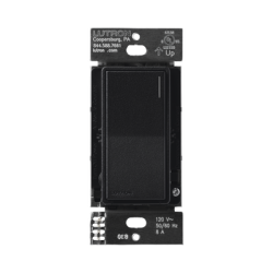 (RadioRa3) Apagador Sunnata color negro para linea Radio Ra3, 8A de iluminación, 5.8A Motor