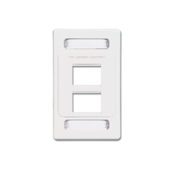 Placa de pared modular MAX, de 4 salidas, color blanco