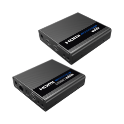 Kit Extensor HDMI hasta 700 metros con Conexión en Cascada / 4K @ 60 Hz/ 70 metros PTP con Cat 6, 6a y 7 / IPCOLOR / CERO LATENCIA / SIN COMPRIMIR / Salida Loop / IR bidireccional / Puerto S/PDIF / Soporta ARC / Soporta 10 TT-676-Rx.