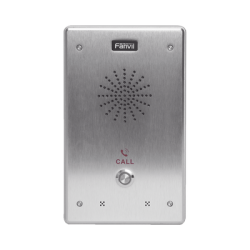 Intercomunicador IP, 2 líneas SIP, 2 relevadores con botón para llamada, anti-vandálico, IP65 e IK10, PoE