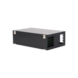 Distribuidor de Fibra Óptica con bandejas deslizables, vacío, 19in, acepta 48 adaptadores 