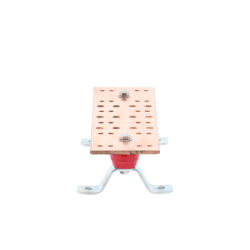 Barra de Unión para Telecomunicaciones (TMGB) de 12 in x 4 in x 1/4 in, Incluye Montaje para Muro y Aisladores, 