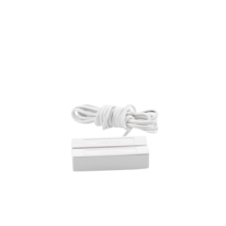 Contacto magnético direccionable compatible con paneles vista con V-Plex color blanco