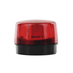 Luz Estroboscópica LED (55) / Patrones de Parpadeo Ajustables / 8 Patrones / Batería de Respaldo / 12-24 Vcc/Vca / Resistente al Clima IP66/IP55