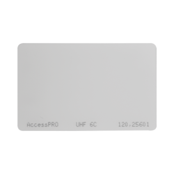 Tag UHF tipo Tarjeta para lectoras de largo alcance 900 MHZ / EPC GEN 2 / ISO 18000 6C / No imprimible / NO incluye porta tarjeta