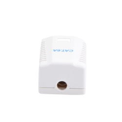 Caja de pared con 1 puerto, incluye 1 jack STP Cat6A