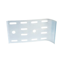 Bajada para cable sin ranura 95 x 175 mm, con acabado Electro Zinc