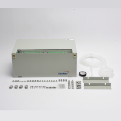 Distribuidor de Fibra Óptica para 96 empalmes, con 96 acopladores SC/APC y 96 pigtails, 19