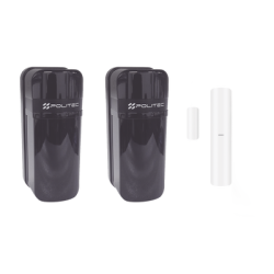 Detector Fotoeléctrico (A baterías) / 0 Falsas Alarmas / Alcance de 60m de Exterior y  350m en interior / Fácil Alineación / Compatible con panel AXPRO/ Incluye DS-PDMC-EG2-WB(B)